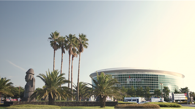 Free download Jeju International Convention -  free illustration to be edited with GIMP free online image editor