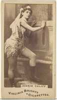 Free download Jennie Califf, from the Actors and Actresses series (N45, Type 1) for Virginia Brights Cigarettes free photo or picture to be edited with GIMP online image editor