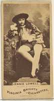 Free download Jennie Lowell, from the Actors and Actresses series (N45, Type 1) for Virginia Brights Cigarettes free photo or picture to be edited with GIMP online image editor
