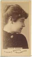 Free download Jennie Rogers, from the Actors and Actresses series (N45, Type 1) for Virginia Brights Cigarettes free photo or picture to be edited with GIMP online image editor