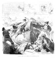 Free download JEREZ-COMBATE EN LAS BARRICADAS-1869 free photo or picture to be edited with GIMP online image editor