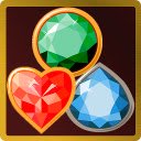 Jewels Worlds Match 3 Game  screen for extension Chrome web store in OffiDocs Chromium