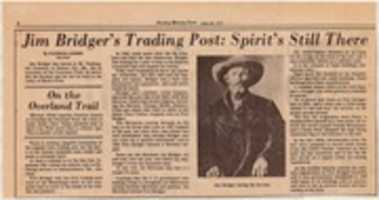 Free download Jim Bridgers trading post: spirits still there (Sunday Mercury News, June 26, 1977) free photo or picture to be edited with GIMP online image editor
