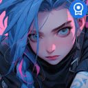 Jinx League of Legends Live Wallpaper  screen for extension Chrome web store in OffiDocs Chromium