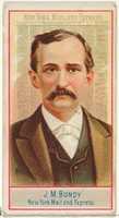 Free download J.M. Bundy, New York Mail and Express, from the American Editors series (N1) for Allen & Ginter Cigarettes Brands free photo or picture to be edited with GIMP online image editor