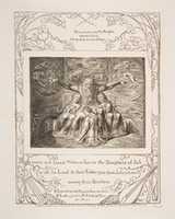 Free download Job and his Daughters, from Illustrations of the Book of Job free photo or picture to be edited with GIMP online image editor