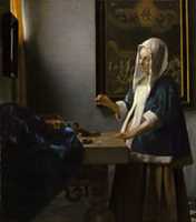 Free download Johannes Vermeer, Woman Holding A Balance free photo or picture to be edited with GIMP online image editor