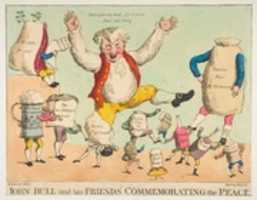 Free download John Bull and His Friends Commemorating the Peace free photo or picture to be edited with GIMP online image editor
