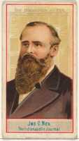 Free download John C. New, The Indianapolis Journal, from the American Editors series (N1) for Allen & Ginter Cigarettes Brands free photo or picture to be edited with GIMP online image editor