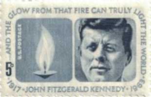 Free download John Fitzgerald Kennedy Memorial Stamp free photo or picture to be edited with GIMP online image editor