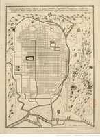 Free download John Gaspar Scheuchzer Ichnographia Urbis Miaco Historical Map Of Kyoto 18th Century[ 1] free photo or picture to be edited with GIMP online image editor