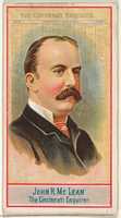 Free download John R. McLean, The Cincinnati Enquirer, from the American Editors series (N1) for Allen & Ginter Cigarettes Brands free photo or picture to be edited with GIMP online image editor