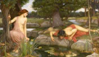 Free download John William Waterhouse, Echo And Narcissus free photo or picture to be edited with GIMP online image editor