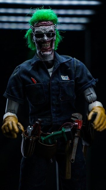 Free download joker action figure toy villain free picture to be edited with GIMP free online image editor