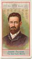 Free download Joseph Pulitzer, The New York World, from the American Editors series (N1) for Allen & Ginter Cigarettes Brands free photo or picture to be edited with GIMP online image editor