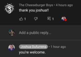 Free download Joshuas Reply to The CheeseBurger Boys 2 free photo or picture to be edited with GIMP online image editor