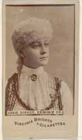 Free download Josie Dirkee, Erminie Co., from the Actors and Actresses series (N45, Type 6) for Virginia Brights Cigarettes free photo or picture to be edited with GIMP online image editor