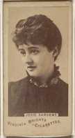 Free download Josie Sargent, from the Actors and Actresses series (N45, Type 1) for Virginia Brights Cigarettes free photo or picture to be edited with GIMP online image editor