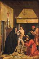 Free download Josse Lieferinxe, Saint Sebastian Cured By Irene free photo or picture to be edited with GIMP online image editor