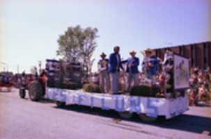 Free download Joueurs des Filons lors dune parade, 1979 free photo or picture to be edited with GIMP online image editor