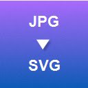 Tela do conversor JPG para SVG para extensão da loja virtual do Chrome no OffiDocs Chromium