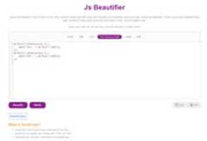 Free download js-beautify free photo or picture to be edited with GIMP online image editor