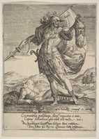 Free download Judah with the Head of Adonibezek, from Willem van Haecht, Tyrannorum proemia, 1578 free photo or picture to be edited with GIMP online image editor
