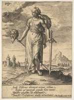 Free download Judith, from Willem van Haecht, Tyrannorum proemia, 1578 free photo or picture to be edited with GIMP online image editor