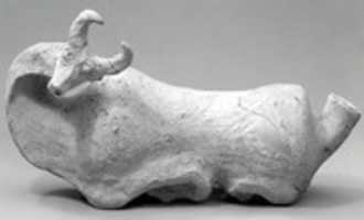 Free download Jug in the form of a recumbent bull free photo or picture to be edited with GIMP online image editor