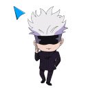 Jujutsu Kaisen Anime Cursor  screen for extension Chrome web store in OffiDocs Chromium