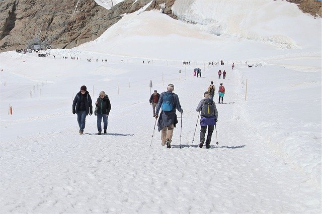 Téléchargement gratuit de l'image gratuite de la montagne d'escalade de neige de la jungfrau à éditer avec l'éditeur d'images en ligne gratuit GIMP