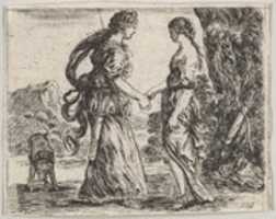 Free download Jupiter and Calisto, from Game of Mythology (Jeu de la Mythologie) free photo or picture to be edited with GIMP online image editor