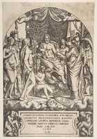 Free download Jupiter Surrounded by Other Gods Carrying Branches free photo or picture to be edited with GIMP online image editor