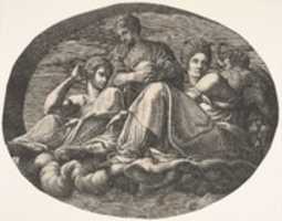 Free download Jupiter, Two Followers, Child with Horn of Plenty free photo or picture to be edited with GIMP online image editor