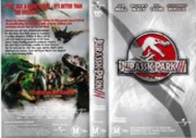 Free download Jurassic Park III 2002 VHS Cover Art free photo or picture to be edited with GIMP online image editor