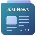 Just News  screen for extension Chrome web store in OffiDocs Chromium