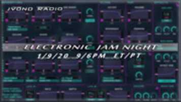 Free download JVonD Radio - Electronic Jam Night - 1/9/21 free photo or picture to be edited with GIMP online image editor