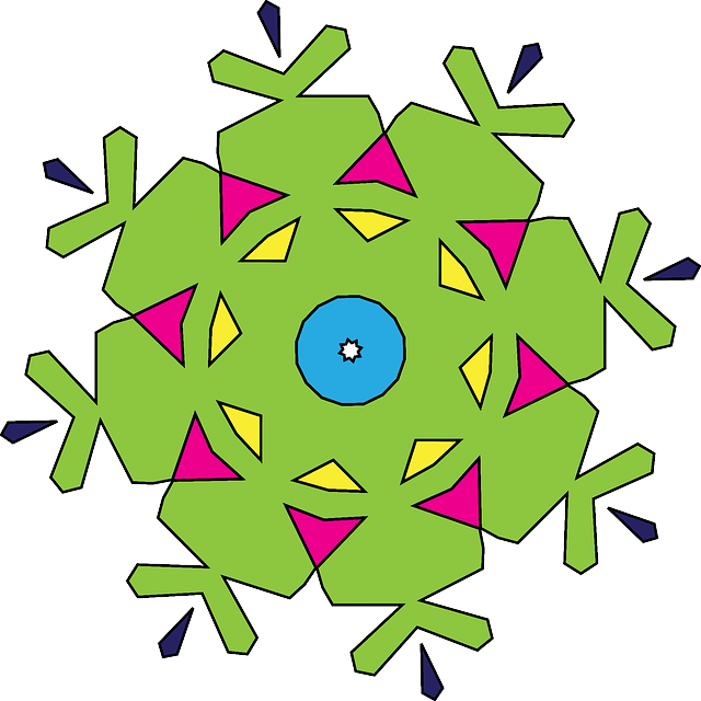 Free download Kaleidoscope Geometric Shapes - Free vector graphic on Pixabay free illustration to be edited with GIMP free online image editor