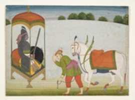 Free download Kalki Avatar, the Future Incarnation of  Vishnu:  Page from a Dispersed Manuscript free photo or picture to be edited with GIMP online image editor