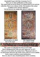 Free download Karabakh Carpet With Fake Armenian Text !!! free photo or picture to be edited with GIMP online image editor