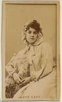 Free download Kate Uart, from the Actors and Actresses series (N45, Type 8) for Virginia Brights Cigarettes free photo or picture to be edited with GIMP online image editor