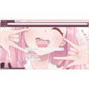 Kawaii Anime Pink  screen for extension Chrome web store in OffiDocs Chromium