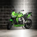 Kawasaki Z1000: A Verdant Fury of Naked Power  screen for extension Chrome web store in OffiDocs Chromium
