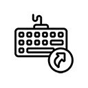 Keyboard Shortcuts  screen for extension Chrome web store in OffiDocs Chromium