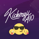 Kickmoji  screen for extension Chrome web store in OffiDocs Chromium