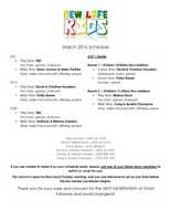 Free download Kids Schedule March 2016 free photo or picture to be edited with GIMP online image editor