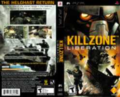 Free download Killzone: Liberation [UCUS-98646] PSP Box Art free photo or picture to be edited with GIMP online image editor