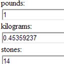 kilogram pound converter screen para sa extension Chrome web store sa OffiDocs Chromium