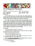 הורדה חינם ל- Kindergarten Newsletter 1.2 תבנית DOC, XLS או PPT בחינם לעריכה עם LibreOffice Online או OpenOffice Desktop מקוון