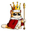 King cat  screen for extension Chrome web store in OffiDocs Chromium